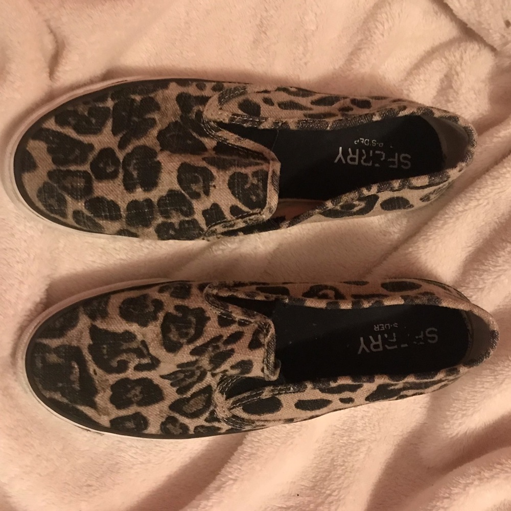 Leopard Print Sperrys!